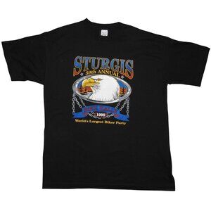 Vintage 1999 Sturgis Rally Week Black Eagle Dreamcatcher T-Shirt Adult XL